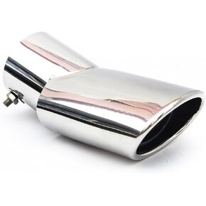Stainless Steel Car Exhaust Cover Rear TailPipe Tip Muffler Trim Compatible With Honda CR-V CRV 2017-2021 2018 2019 2020 2021 Auto Decoration Styling Parts Accessories(Silver) in Kuwait