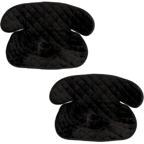 2 Pack Piddle Pad,Waterproof Car Seat Pad Protector, Quilted Design with 4-Layer for Quick Water absor, Non-Slip EVA Backing (Black-2 Packs) in Saudi Arabia