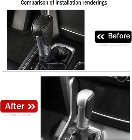 ملحقات السيارات مناسبة لـ Honda Accord 10th 2018 2019 2020 2021 2022 2023 Inner Gear Shift Lever Cover Cover Cover (Red) ABS 1 PC in Kuwait