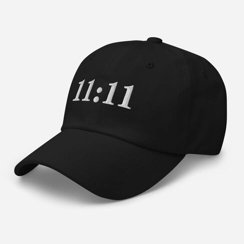 11:11 Hat - Lucky Angel Numbers Numerology 1111 Embroidered Adjustable Cotton Dad Cap in Saudi Arabia