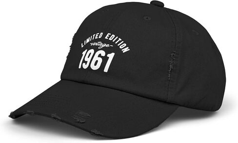 Limited Edition Vintage 1961 Baseball Cap - Retro Congended Hat للرجال والنساء ، هدية عيد ميلاد قابلة للتعديل ، كلاسيكية عتيقة in Kuwait