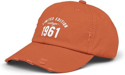 Limited Edition Vintage 1961 Baseball Cap - Retro Congended Hat للرجال والنساء ، هدية عيد ميلاد قابلة للتعديل ، كلاسيكية عتيقة in Kuwait