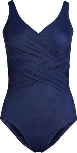 Lands 'End Women's Slendersuit لفت قطعة واحدة in Kuwait