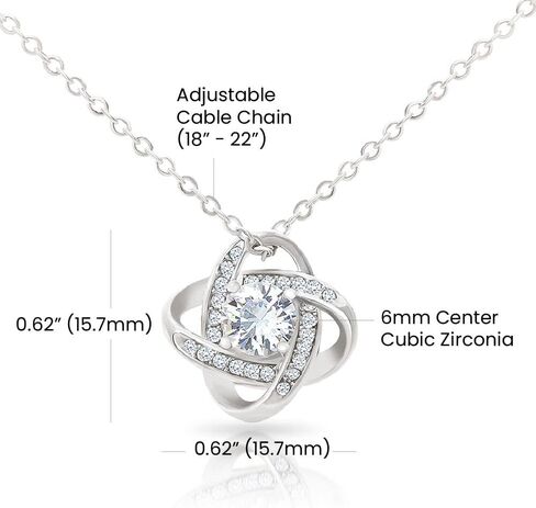 Personalized Softball Athletes Necklace For Daughters from Father Mother, Best Jewelry Birthday Gift, Beautiful Pendant to Women, Silver Heart Necklace, Daughter Gifts From Mom, Love Necklaces From Mum (Love Knot with Earrings, Standard Box) in Saudi Arabia