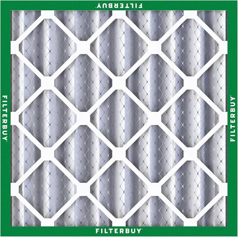 مرشح الهواء Filterbuy 12x20x1 MERV 8 Dust Defense (3 عبوات)، استبدال مرشحات هواء فرن HVAC AC المطوية (الحجم الفعلي: 11.50 × 19.50 × 0.75 بوصة) in Kuwait