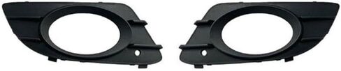 1 Pair Black Front Bumper Fog Light Cover Compatible With CLK W209 2005 To 2009 2098850323 2098850423 in Saudi Arabia