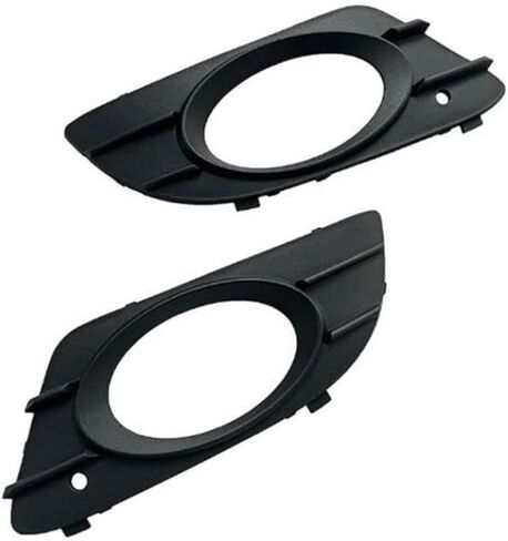 1 Pair Black Front Bumper Fog Light Cover Compatible With CLK W209 2005 To 2009 2098850323 2098850423 in Saudi Arabia