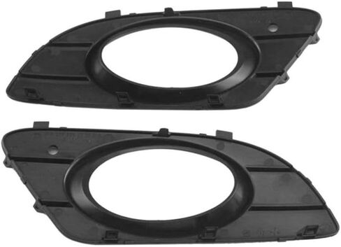 1 Pair Black Front Bumper Fog Light Cover Compatible With CLK W209 2005 To 2009 2098850323 2098850423 in Saudi Arabia