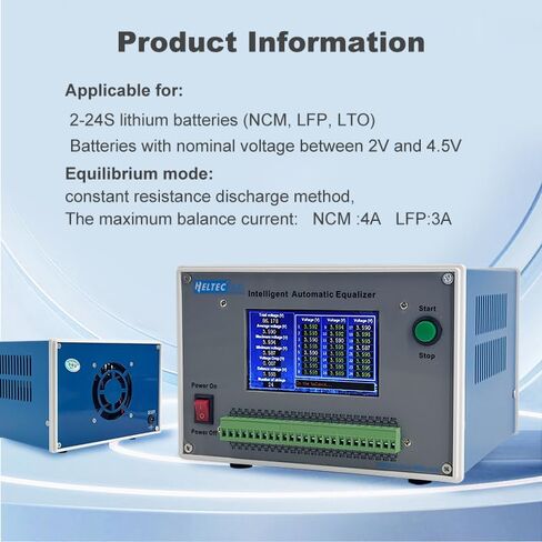 المعادل التلقائي الذكي 2S-24S 4A 2.0V-4.5V بطارية المعادل التلقائي الجهد اختبار الجهد 4A 7A (24S 4A 16AWG سلك) in Kuwait
