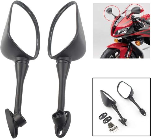 Cnwaga3 Pair Motorcycle Rearview Side Mirror Left & Right Side for HONDA CBR600RR 2003-2014, CBR1000RR 2004-2007 in Saudi Arabia