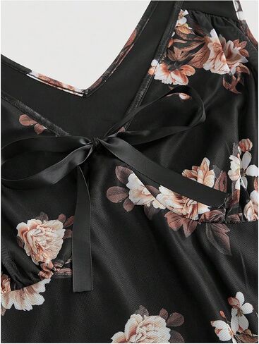 Verdusa Women's Plus Floral Mesh Mesh Bodycon Fishtail Wedding Dress in Kuwait