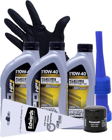 Edwards Oil Change Kit fits 2006-2013 Kawasaki Brute Force 650 ATV in Saudi Arabia