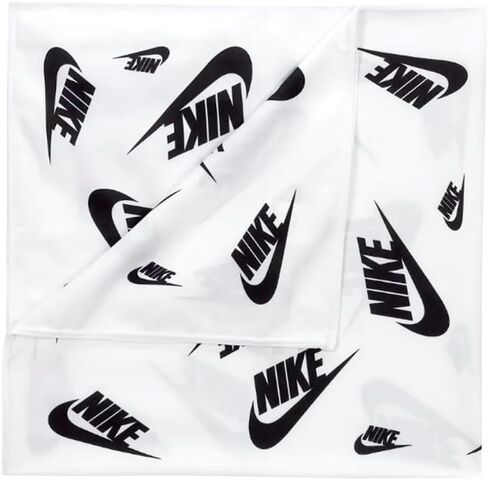 Nike Dri -Fit Printed Bandana White/Black -unisex 7563 in Saudi Arabia