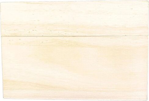 Tintoast USA Natural Wood DIY وصفة مربع مع مقاطعات لبطاقات الوصفة 4x6 | مربع ملف الخشب الطبيعي الحديث لبطاقات فهرس 4x6 | صنع الأمريكي in Saudi Arabia