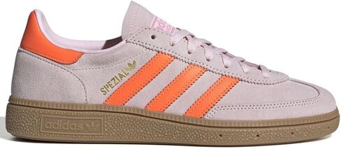 adidas Women's Handball Spezial Sneakers, Sandy Pink/Off White/Gum, Size 7.5 in Saudi Arabia