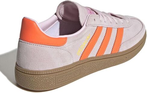 adidas Women's Handball Spezial Sneakers, Sandy Pink/Off White/Gum, Size 7.5 in Saudi Arabia