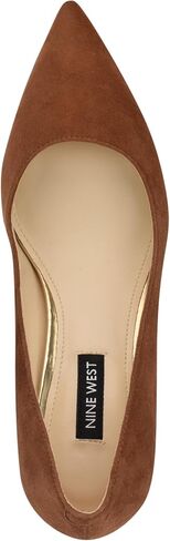 Nine West Women's Arlene Pump, Cognac Suede 121, 11 in Saudi Arabia