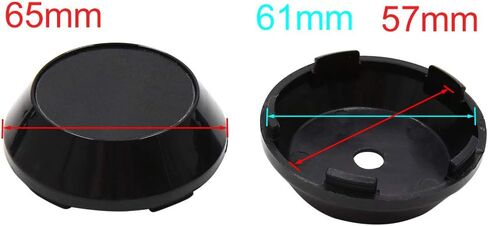 UXCELL 4 PCS 65MM DIA 5 CLIPS CAR CAR WELLE CENTER CENTER CENT in Saudi Arabia