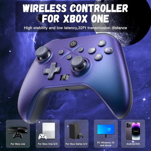 وحدة تحكم سلكية Lenisuole لحزمة Xbox 360 1 ، متوافقة مع Xbox 360/360 S/360 E ، مع مقبس سماعة رأس مزدوج ، 2.5 مم in Kuwait