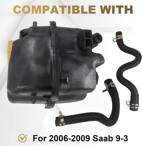 Partsflow Pressured Soidant Reservoir مع CAP لعام 2006 2007 2008 2009 SAAB 9-3 603-376 in Saudi Arabia