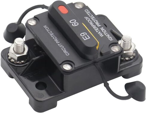 30A Circuit Breaker for Boat Trolling Motor Marine ATV Vehicles Stereo Audio Battery Solar System, Waterproof Manual Reset Switch, DC 12V-48V (30 Amp) in Kuwait