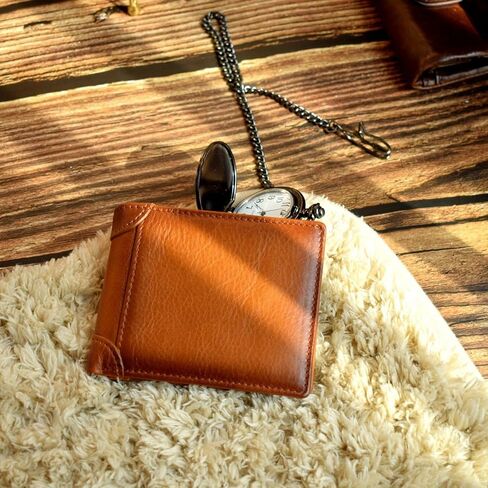 محفظة من الرجال المصنوعة يدويًا من الرجال المصنوعة يدويًا مع نص ملهم ، و RFID متعدد الوظائف ، عيد ميلاد عيد الميلاد عيد ميلاد هدايا رومانسية للزوج وصديقها in Kuwait