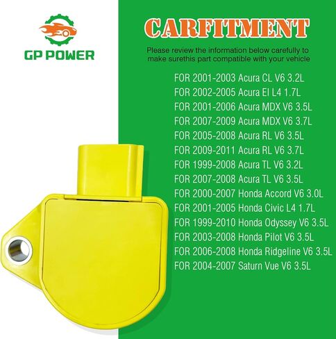 IGNITION COIL UF400 UF242 30520PGKA01 30520P8EA01 SET OF 6 COMPATIBLE WITH Acura CL EL MDX RL TL Honda Accord GEN 7 Civic Odyssey Pilot Ridgeline Saturn Vue 1.7 L4 3.0 3.2 3.5 3.7 V6 in Saudi Arabia
