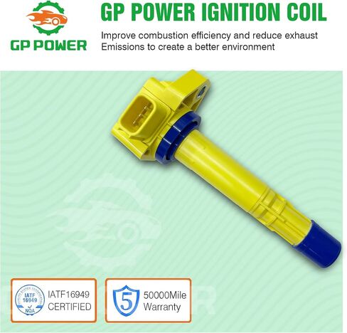 IGNITION COIL UF400 UF242 30520PGKA01 30520P8EA01 SET OF 6 COMPATIBLE WITH Acura CL EL MDX RL TL Honda Accord GEN 7 Civic Odyssey Pilot Ridgeline Saturn Vue 1.7 L4 3.0 3.2 3.5 3.7 V6 in Saudi Arabia