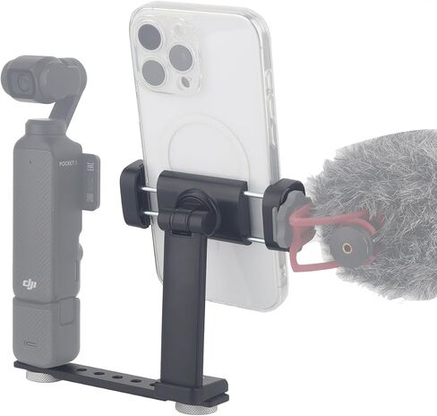 حامل هاتف لـ DJI Osmo Pocket 3، محول توسيع ملحقات الجيب 3 مع فتحة خيط 1/4 بوصة تستخدم مع حامل ثلاثي القوائم وقضيب تمديد in Kuwait