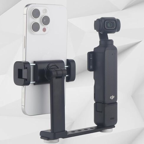 حامل هاتف لـ DJI Osmo Pocket 3، محول توسيع ملحقات الجيب 3 مع فتحة خيط 1/4 بوصة تستخدم مع حامل ثلاثي القوائم وقضيب تمديد in Kuwait