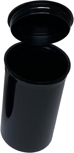 720 Pack Black DRAM 19 Pop Top - Airtight Vials - Plastic Medical Grade Prescription, Bulk Pack in Saudi Arabia