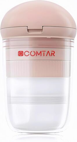 قطع حبوب منع الحمل 4 في 1 مع الكسارة والتخزين والكؤوس-قطع دقيق للحبوب 0.85 بوصة ، شفرة من الفولاذ المقاوم للصدأ ، تصميم مريح (وردي) in Kuwait