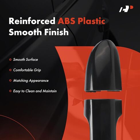 A-Premium Rear Left Driver Side Exterior Door Handle Compatible with Kia Spectra 2004-2009, Spectra5 2005-2009, Primed Black in Saudi Arabia