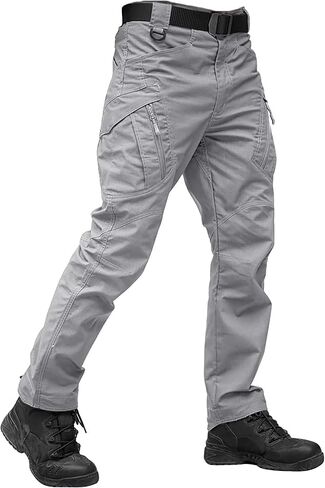 TACVASEN Men's Tactical Pants 9 Pockets Cargo Hiking Pants Lightweight Work Pants for Men Construction Water Resistant in Saudi Arabia