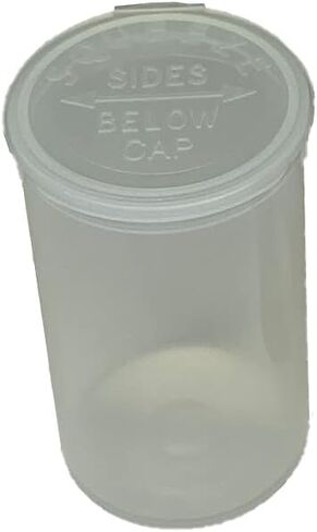 720 Pack Black Dram 19 Pop Top - Air UpiTIGHT VIALS - وصفة طبية من البلاستيك الطبية ، حزمة كبيرة in Kuwait