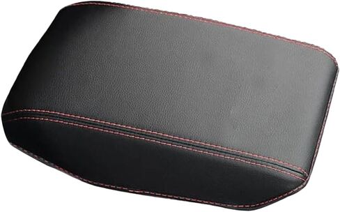 Center Console Armrest Box Cover Suitable for 2013-2018 Subaru Forester Waterproof Anti-Scratch PU Leather Protective Cover Interior Accessories Black Stitch in Saudi Arabia