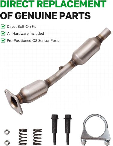 Front Catalytic Converter Kit Compatible with Toyota Corolla Matrix Pontiac Vibe 2003-2008 1.8L Replaces 53717 53451, Direct-fit (EPA Compliant) in Saudi Arabia