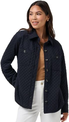 TravisMathew Women's Diamond Quilted Shacket in Saudi Arabia