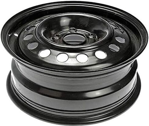 Steel Wheel - 15 Inch - Black - Compatible with 2010-2013 Ford Transit Connect in Saudi Arabia