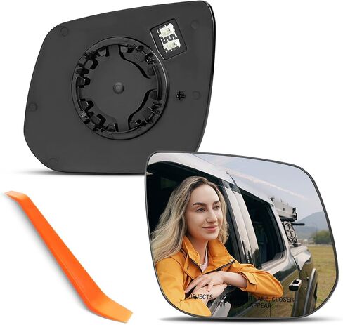 Driver Side Mirror Replacement for Chevrolet Chevy Colorado/GMC Canyon 2015 2016 2017 2018 2019 2020 2021 2022, Left Side View Mirror Glass with Backing Plate, Power Heated in Saudi Arabia