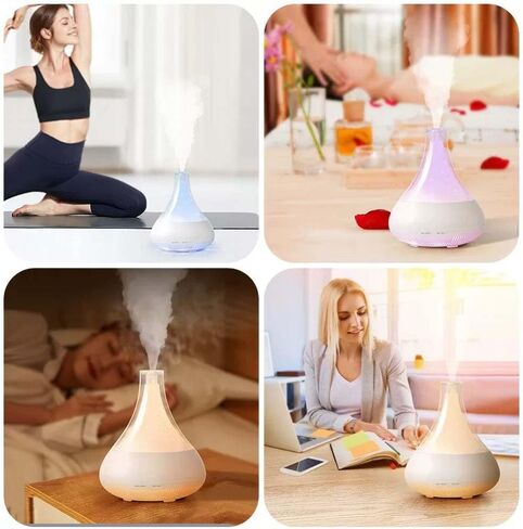 Smart Aromatherapy Diffuser & Humidifier with Phone App Control - 350ML Ultrasonic Essential Oil Diffuser, Whisper-Quiet, Air Freshener, Multi-Color LED in Saudi Arabia
