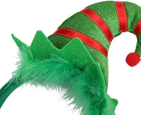 Creative Elves Headband Christmas Elf Costume Headwear Elf Hair Hoop for Christmas Party Accessoriess in Saudi Arabia