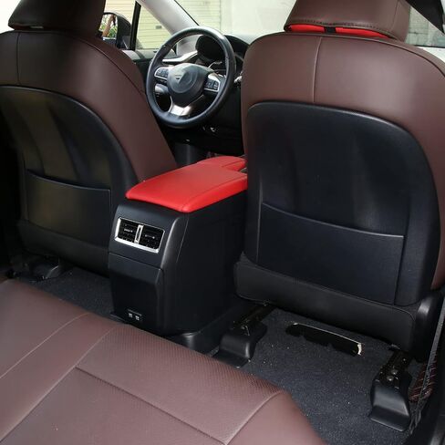 for Lexus RX350 450 500h NX300 ES300 350h Back Seat Child Kick Mats,car seat Back Protector 2005-2023 All Model Car Rear seat Protective pad PU Leather Black 2pcs in Saudi Arabia
