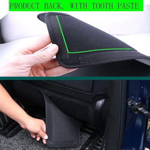 for Lexus RX350 450 500h NX300 ES300 350h Back Seat Child Kick Mats,car seat Back Protector 2005-2023 All Model Car Rear seat Protective pad PU Leather Black 2pcs in Saudi Arabia