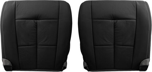 Driver & Passenger Bottom Microfiber Leather Seat Cover Fits for Lincoln Navigator 2007-2014 Tan in Saudi Arabia