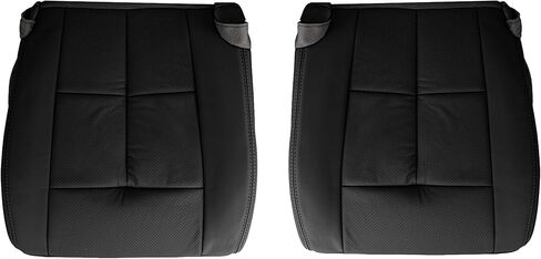 Driver & Passenger Bottom Microfiber Leather Seat Cover Fits for Lincoln Navigator 2007-2014 Tan in Saudi Arabia
