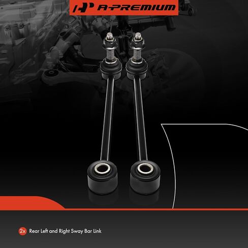 A-Premium 2 x Rear Sway Bar Links Stabilizer Bar Links, Compatible with Jeep WK Series Grand Cherokee 2005-2010, XK Series Commander 2006-2010 in Saudi Arabia