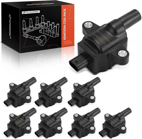 A-Premium Engine Ignition Coil Pack متوافقة مع Ford F-250/F-350/F-450/F-550/F-600 Super Duty 2020-2022 ، F-53 Motorhome Hicsis ، F-59 Commercial Struction ، E-350/E-450 Super Duty ، 8-PC Set Set in Saudi Arabia