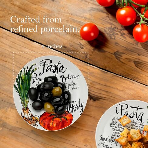 Rosanna Erbe Italiane Dipping Dishes, 4.25", Multi in Saudi Arabia
