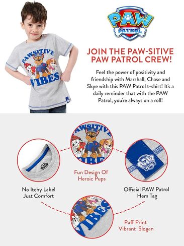Paw Patrol Tshirt | T-Shirts for Boys | Boys Summer Clothes in Saudi Arabia